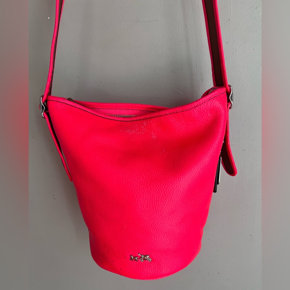 Coach Vibrant Pink Crossbody Bag - Picture 7 of 13